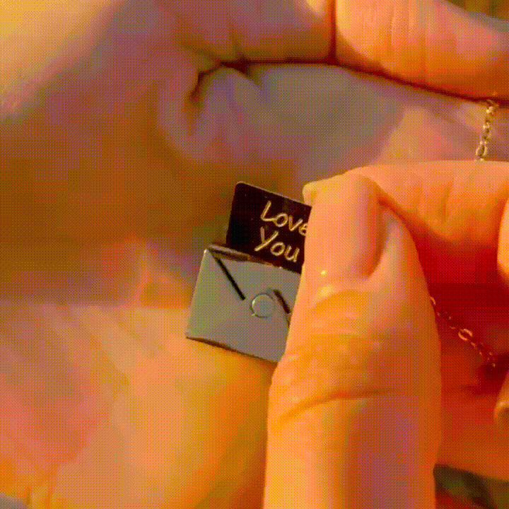 Love Letter Necklace gif